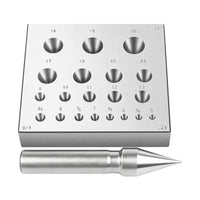 Jewelry Forming Die Set Easy to Use Metal Forming Block Set Polished Finish