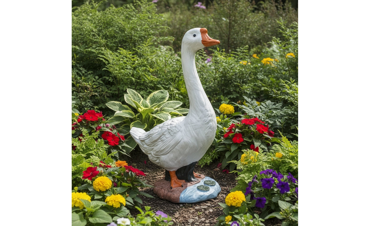 Goose Statue Outdoor Garden Goose Large Decor for Gardeners, Homeowners, Yard, Patio