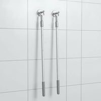 2 Pieces Easy Control Cordless Blind Hook Stick Aluminum Alloy Extendable Shade Pull Rod for High Openings