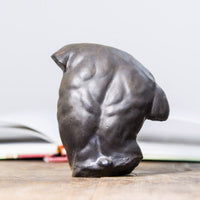 Headless Torso Sculpture Handmade Tabletop Torso Ornament Classical Design