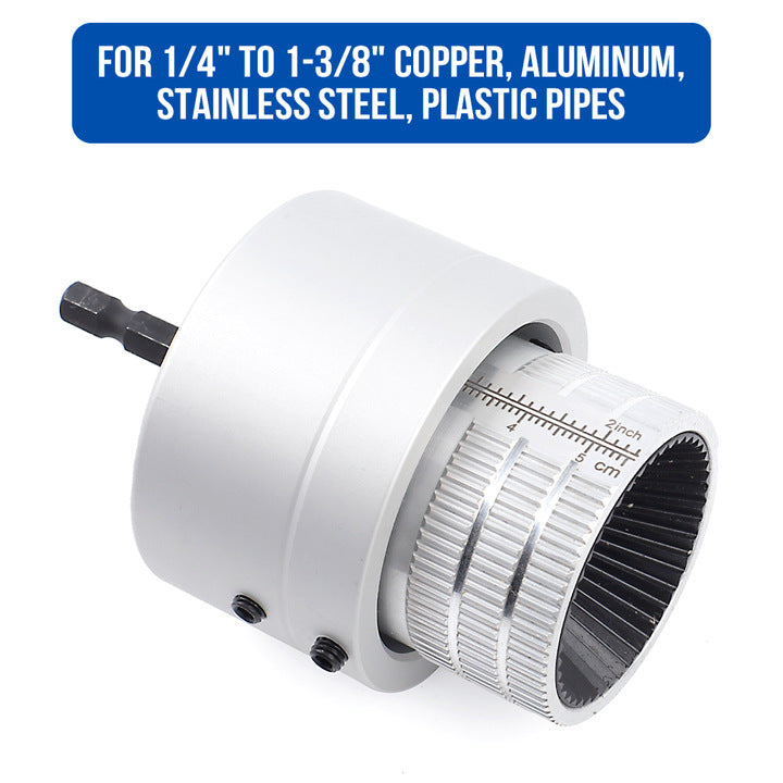Small Chamfering Tool with Drill Connector for Stainless Steel Pipe