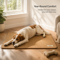 Pet Playpen Mat Anti-Scratch Sisal-like Carpet for Dogs and Cats, All Seasons