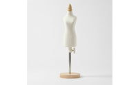 Teaching Dress Metal Support Rod Fashion Display Wooden Base Crafting Supply for Tailors