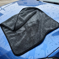 Thick Microfibre Cloth Car Drying Towel, High Absorbency Microfibre Cloth for Automotive Detailing, Spiral Pile Low-Lint Car Cleaning Towel