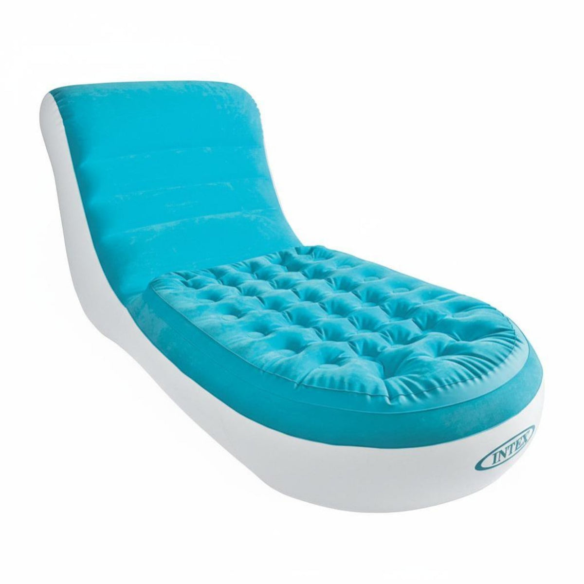 Foldable Inflatable Bean Bag Chair Easy to Inflate Inflatable Bean Bag Soft Flocking Lazy Sofa Long-Lasting for Students, Young Adults, Campers, Outdoor, Camping, Dorm Room, Travel