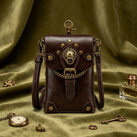 Mini Crossbody Bag Structured Crossbody Bag with Flap Hands Handbag for Cosplay