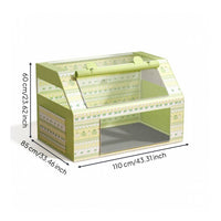Cat Maternity House Enclosed Cat Shelter with Mesh Panels Breathable Lightweight for Cats, Recovery, Indoor