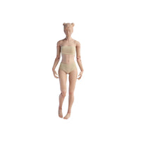 Pale 1/6 Scale Female Body Flexible Female Body with Hand Shapes Collectible Long-Lasting for Customizers