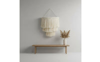 Handwoven Woven Tassel Lampshade Elegant Design Macrame Lampshade Creates Warm Atmosphere Macrame Lamp Shade Easy Installation for Wedding Decor