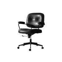 Height Adjustable Highspine managerial Chair with Armrests rotating Seat Ergonomic Design Office Furniture effortless Rolling casters for Students, Professionals, managerials, Study Room