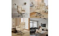 Adjustable Reclining Office Chair Ergonomic Computer Chair High-Back Washable for Professionals