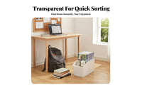 Movable with casters Wheeled under-table Book container Space-Saving under-table Book storage container Large Capacity Storage Container adaptable for Students, Office Workers, Study Room, Classroom, Dormitory, Bedroom