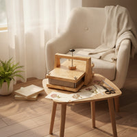 Wooden Flower Presser DIY Flower Presser with Hand Knob Absorbent for Crafters