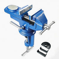 Secure Bench Vise Compact Tabletop Vise Stable Small Parts Holding Tool Universal for Hobbyists, Workshop, Drilling