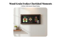 Wall Mountable or Freestanding Medal Display Frame Dustproof Endurance Race Medal Case Easy Setup for Athletes, Collectors, Bedroom, Office