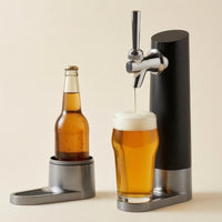 Tap Beer Dispenser Powered Beer Creamer Black Single Spout Dispenser