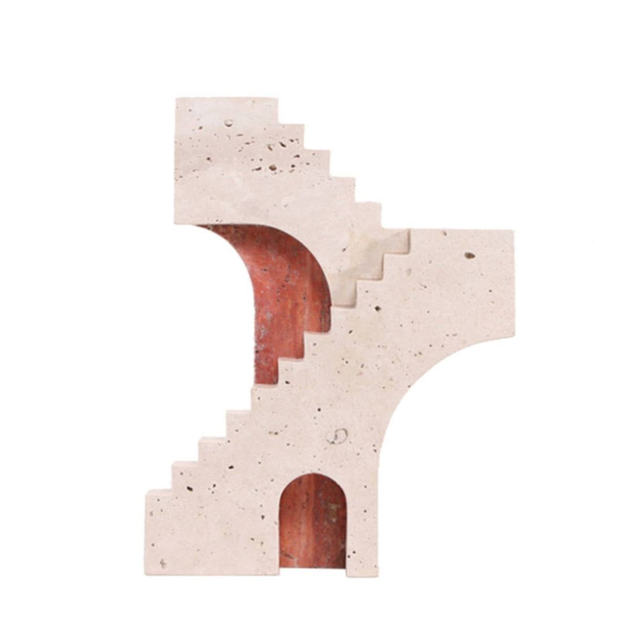 Geometric Ornament Architectural Desktop Ornament Artistic Statuary Sculpture for Coffee Table