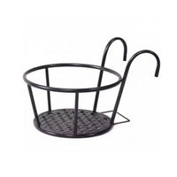 Space-Saving Railing Planter Box Easy Installation Hanging Railing holder Sturdy blossom Pot Holder Anti-Rust for Gardeners, Apartment Dwellers, Homeowners, Balcony, Fence, Porch, Patio