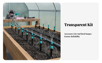 Drip Irrigation Kit Quick Connect Automatic Plant Watering System Adjustable Water Output Automatic Irrigation Equipment for Gardeners, Greenhouse