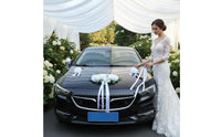 Wedding Car Decoration Set Easy to Install Wedding Car Decoration Kit Floral Arrangement Paint-Safe Traceless Removal
