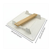 Plastic Hawk Board Lightweight Plaster Hawk Tool Round Corners for Masons