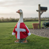Goose Sweater Outfit Festival Theme Flag Goose Costume Stars and Stripes Yard Decoration for Lawn, Garden