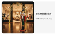 Life-Size Nutcracker Floor-Standing Nutcracker Doll Statement Piece for Families