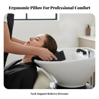 Waterproof Hair Washing Sink Pillow Comfortable Salon Sink Headrest Easy to Clean for Hairstylists, Barbers, Barbershop, Beauty Parlors, Spa