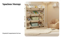 Multifunctional Storage bunnyThemed Toy Bin Organizer Large Capacity Multi-Compartment storage unit Rounded Corners children's Furniture Easy to Clean for Toddlers, Parents, Playroom, Nursery, Daycare Center, study corner