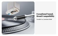 AT3600L Replacement Phonograph Component Precision Tracking Replacement Tonearm Tip High-Fidelity Sound Record Player Playback Point for Audiophiles