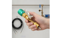 Shutoff Core Removal Tool with Ball Shutoff High-Pressure for Heating and Cooling Technicians, Air Conditioner Repair