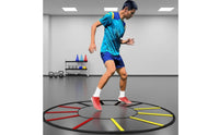 Folding Agility Hoop Foldable Speed Training Circle Training Rings for Kids