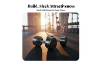 Fixed Dumbbell Long-Lasting Fixed Weight Dumbbell Compact Size Fitness Equipment for Home Gym Users, Personal Trainers, Beginners, Strength Training, Workout, Full Body Exercise