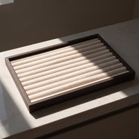 Band Holder Display Tray Grooved Band Display Tray Padded for Collectors, Retailers, Dressing Tables, Retail Counters, Drawers