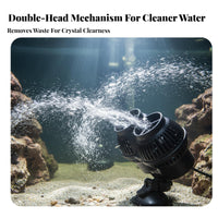 Aquarium Water Circulator Quiet Fish Tank Circulation Pump Strong Suction Mount Aquarium Current Pump