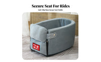 Easy to Clean Dog Car Seat Washable Pet Booster Seat Removable Cover for Drivers, Cat Owners, Road Trips, Home