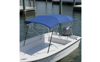 Waterproof Bimini Top 600D Oxford Cloth 4 Bow Bimini Top Protection Aluminum Frame Boat Canopy for Boaters, Fishermen, Yacht