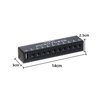 Guitar Pedalboard Power Module Supply Compact Pedalboard Power Module Supply with USB Port Low-Noise for Guitarists