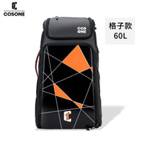 COSONE双板单板滑雪包双肩背包鞋包经典黑皮革多功能大容量防水包