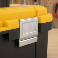 Plastic Tool Storage Case Sturdy Double-Layer Tool Storage Case Rectangular