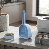 Litter Sifter and Cat Waste Tool Set, PP Material Sand Sifter with Handle, Efficient Tool for Cleaning Cat and Kitten Waste Clumps