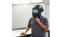 Auto-Darkening Joining Helmet Lightweight Auto Darkening Joining Helmet Large View Welder Visor Built-in Lighting Brightness