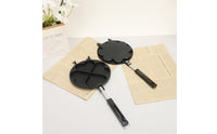 Heart Waffle Pan Compact Waffle Pan with Handle Waffler Lightweight Long-Lasting for Home Bakers, Breakfast, Brunch