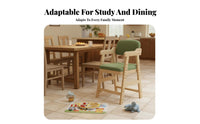 Adjustable Wooden child's Chair Ergonomic Design Height-Adjustable child's Chair Stable Frame Even Rounded Corner S for Home