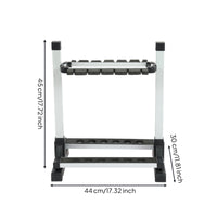 Fishing Rod Rack Freestanding Fishing Rod Storage Rack Aluminum for Garage, Shop