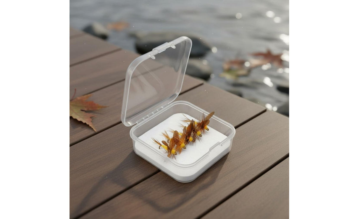 Natural Feathers BWO Mayfly Fly Realistic Wings Dry Mayfly Lure Stable Buoyancy Fly Fishing Lifelike Design