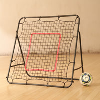 Soccer Rebounder Foldable Deflection Net with Target Freestanding Rebounder with Target for Coaches, Outdoor