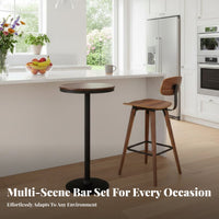 utilitarian and fashion Counter Chair with Backrest Modern Minimalist Design Bar Stool Easy to Assemble Seating Furniture for Adults, householders, Business Owners, Cafe, Restaurant, Dining Room, Kitchen