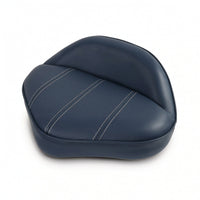 Lure Stool Seat Nautical-Style Boat Seat with Backrest Quilted Boat Chair with Backrest for Boaters