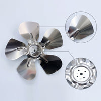 Impeller-Style Metal Fan Blade Curved Replacement Fan Blade Easy to Install Long-Lasting for Ventilation